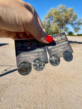 Load image into Gallery viewer, Buffalo Nickel Stud Earrings