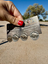 Load image into Gallery viewer, Buffalo Nickel Stud Earrings