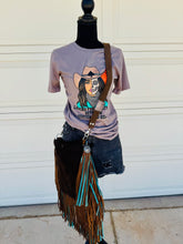 Load image into Gallery viewer, Double Sided Fringe Crossbody Purse