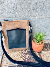 Load image into Gallery viewer, Cowhide Crossbody Purse Howdy