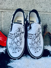 Load image into Gallery viewer, Platform Vans Stayin Broke Ropin