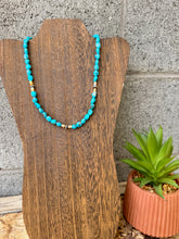 Load image into Gallery viewer, Turquoise Nuggets, Spiny Oyster and Saucer Navajo Pearl Necklace