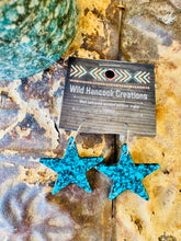 Load image into Gallery viewer, Turquoise Star Earrings