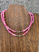 Load image into Gallery viewer, Navajo Pearl Choker With Pink Fresh Water Pearls