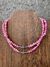 Load image into Gallery viewer, Navajo Pearl Choker With Pink Fresh Water Pearls