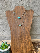 Load image into Gallery viewer, Turquoise Nugget Bar Choker With Navajo Pearls