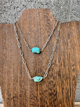 Load image into Gallery viewer, Turquoise Nugget Bar Choker With Navajo Pearls
