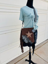 Load image into Gallery viewer, Checkers N Stars Crossbody Purse