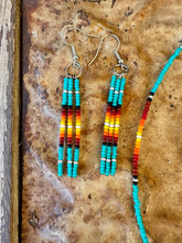 Load image into Gallery viewer, Fire Choker & Hoops With Dice