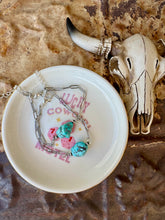 Load image into Gallery viewer, Chunky AZ turquoise Bracelet Paperclip Chain