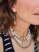 Load image into Gallery viewer, Extra Large Fresh Waters Pearls & Navajo Pearl Necklace