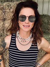 Load image into Gallery viewer, Extra Large Fresh Waters Pearls & Navajo Pearl Necklace