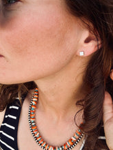 Load image into Gallery viewer, Sterling Silver Opal Stud Earrings