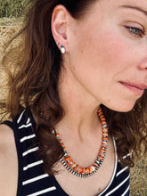 Load image into Gallery viewer, Sterling Silver Opal Stud Earrings