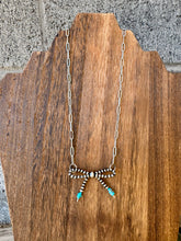 Load image into Gallery viewer, Navajo Pearl Mini Bow Tie Choker