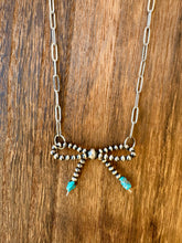 Load image into Gallery viewer, Navajo Pearl Mini Bow Tie Choker