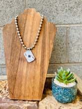 Load image into Gallery viewer, Big Spade Necklace, Ball And Chain Necklace
