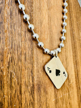 Load image into Gallery viewer, Big Spade Necklace, Ball And Chain Necklace