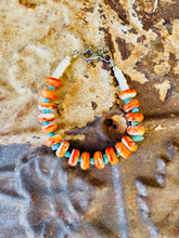 Load image into Gallery viewer, Big Orange Spiny Oyster Bracelet