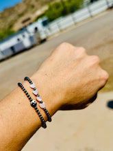Load image into Gallery viewer, Navajo Pearl Bracelet With Hearts Or Yin Yang