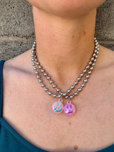 Load image into Gallery viewer, Bubble Smiley Necklace On 6MM Ball Chain
