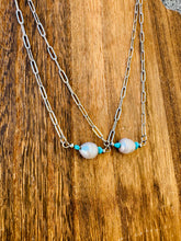 Load image into Gallery viewer, Turquoise Bar Choker With Large Fresh Water Pearl & Navajo Pearls