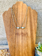 Load image into Gallery viewer, Turquoise Bar Choker With Large Fresh Water Pearl & Navajo Pearls