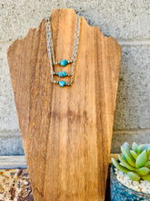 Load image into Gallery viewer, Genuine Turquoise Bar Choker With 4MM Navajo Pearls