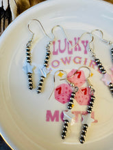 Load image into Gallery viewer, Navajo Pearls & Stars Earrings