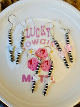 Load image into Gallery viewer, Navajo Pearls & Stars Earrings