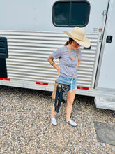 Load image into Gallery viewer, Center Conchos Crossbody Purse