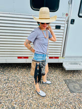 Load image into Gallery viewer, Center Conchos Crossbody Purse