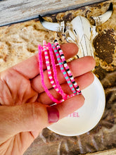 Load image into Gallery viewer, Frosty Neon Pink Bracelet