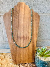 Load image into Gallery viewer, 24" Long Turquoise Necklace With 4MM Navajo Pearls