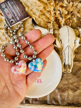 Load image into Gallery viewer, Checkered Heart Necklace