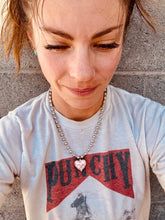 Load image into Gallery viewer, Checkered Heart Necklace