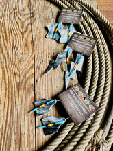 Load image into Gallery viewer, Cowhide Earrings, Bolts, Stars & Tag Earrings