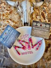 Load image into Gallery viewer, Double Pink Bar Earrings With Navajo Pearls