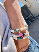 Load image into Gallery viewer, Genuine Turquoise Bracelets + Smiley Bracelet