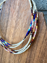 Load image into Gallery viewer, Seed Bead Beach Side & Desert Wash Choker