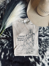 Load image into Gallery viewer, Stayin Broke Ropin Graphic Tee