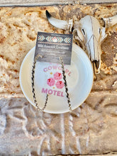 Load image into Gallery viewer, Sterling Silver Chain Hoop Earrings