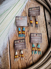 Load image into Gallery viewer, Seed Bead Bar Earrings