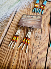 Load image into Gallery viewer, Seed Bead Bar Earrings