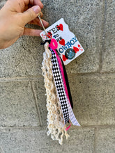 Load image into Gallery viewer, Cowgirl Card Key Chains- BUY ME MORE COWS/COWBOY LOVIN/YES TO THE COWBOY