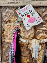 Load image into Gallery viewer, BRED WILD / QUEEN KEYCHAIN