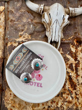 Load image into Gallery viewer, Kingman Saucer Stud Earrings