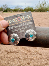 Load image into Gallery viewer, Kingman Saucer Stud Earrings