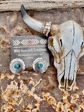 Load image into Gallery viewer, Kingman Saucer Stud Earrings