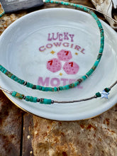 Load image into Gallery viewer, Turquoise Choker Or Liquid Silver Choker